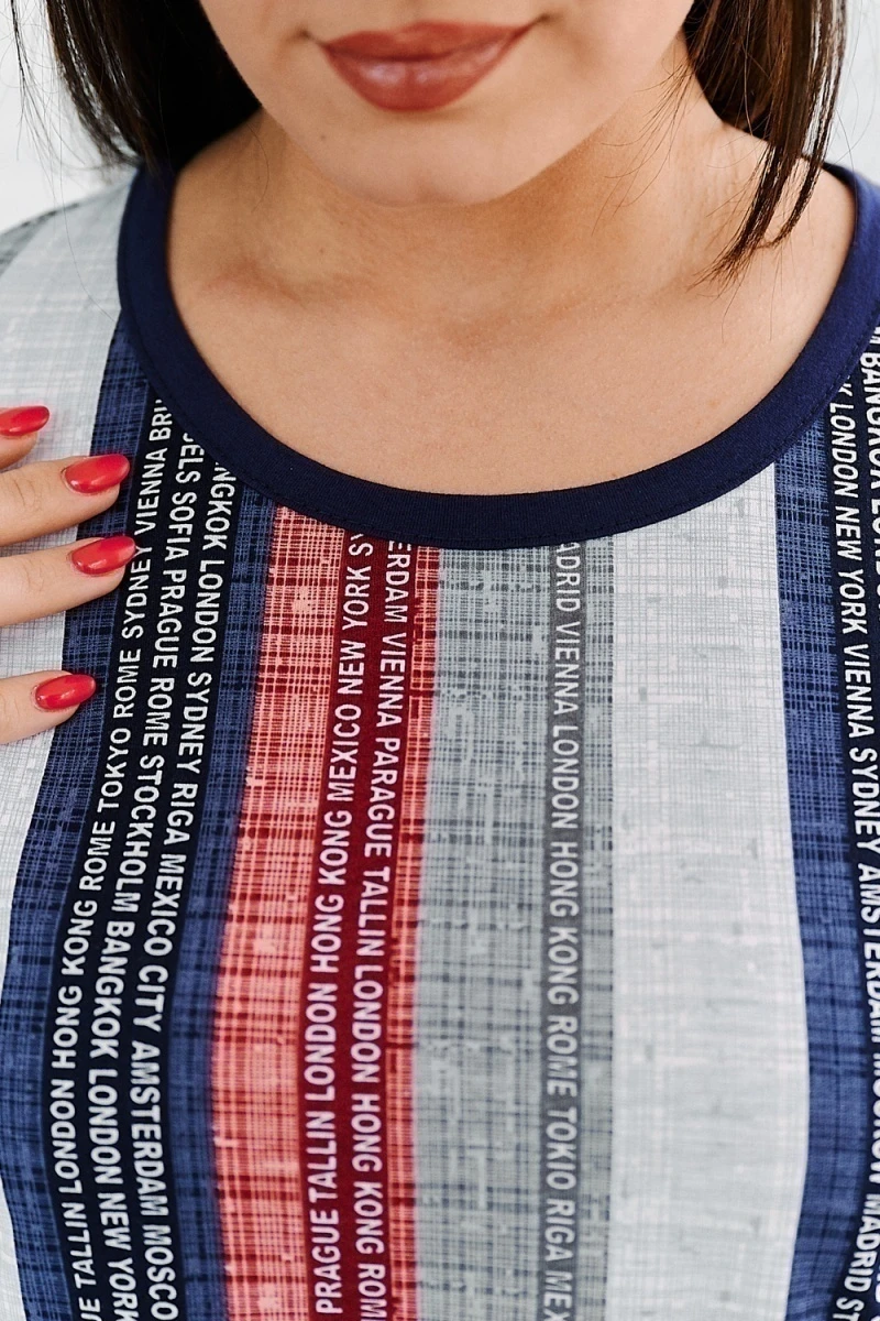 Платье 42186 (полоса)