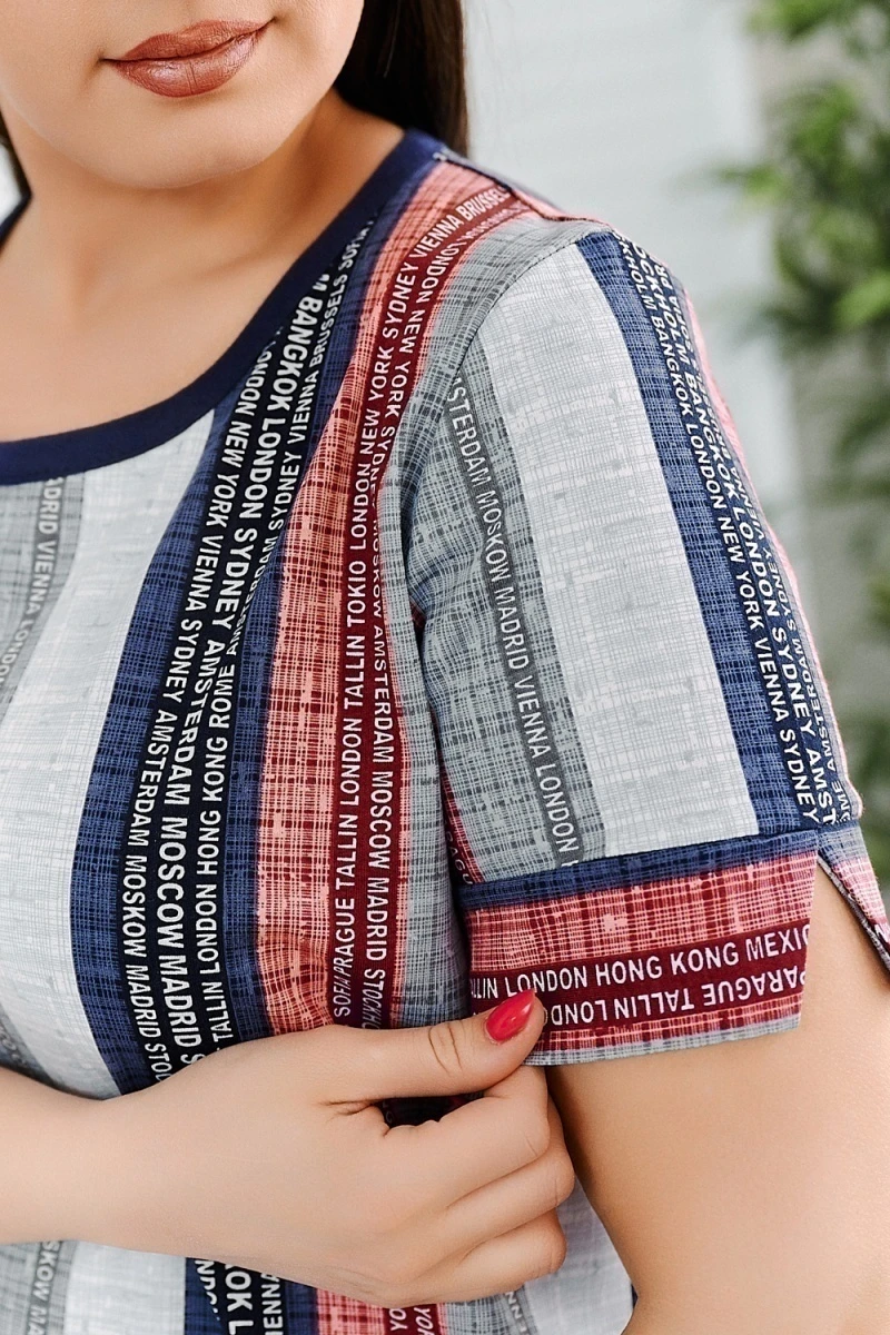 Платье 42186 (полоса)