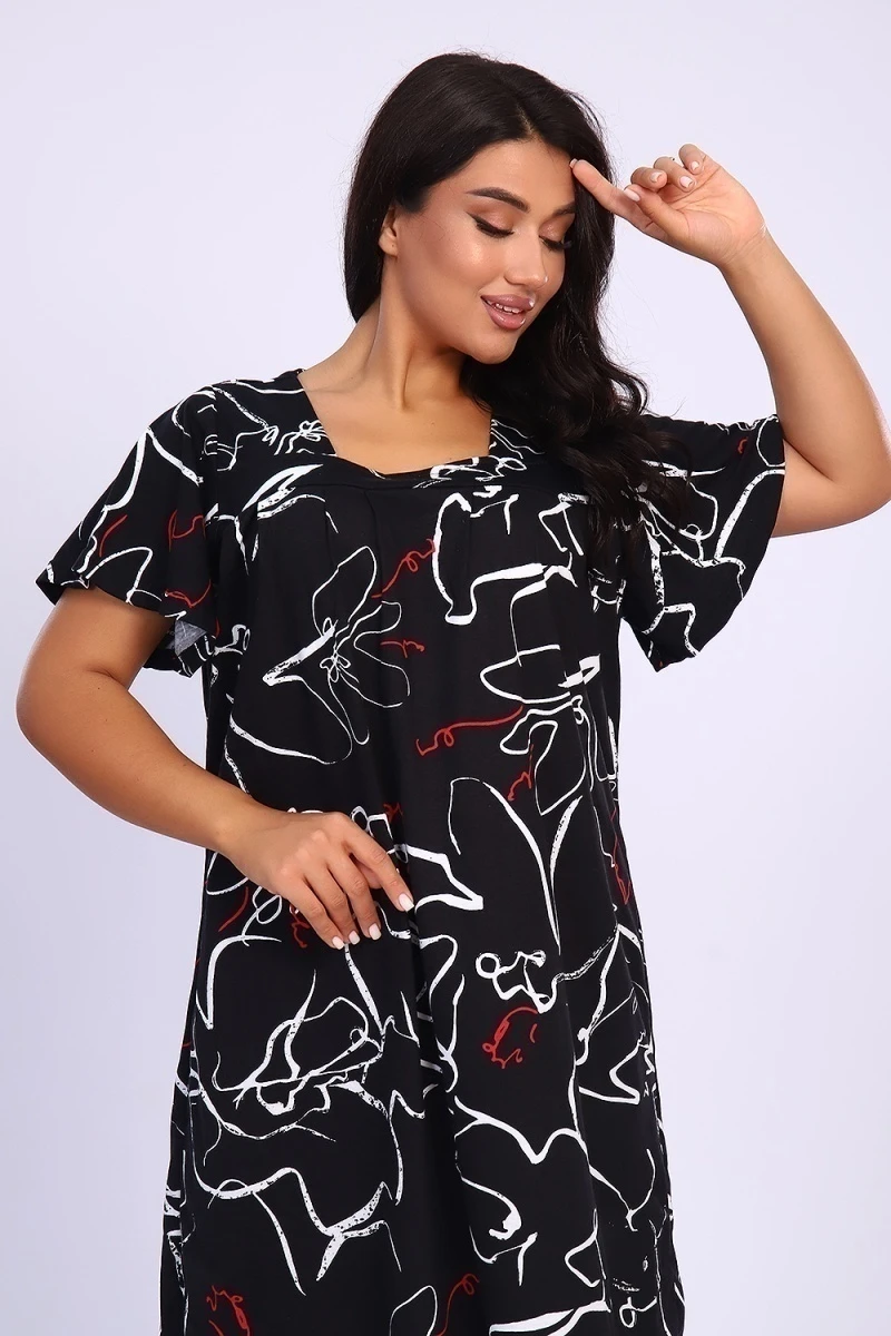 Сорочка 59165 (черный)