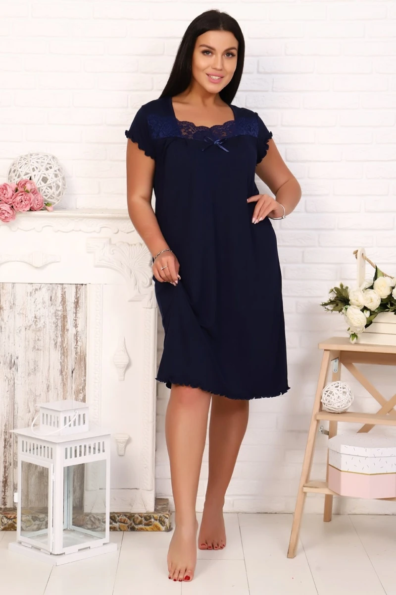 Сорочка 25721 (темно-синий)