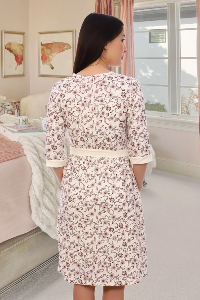 Пеньюар с сорочкой С любовью (молочный)