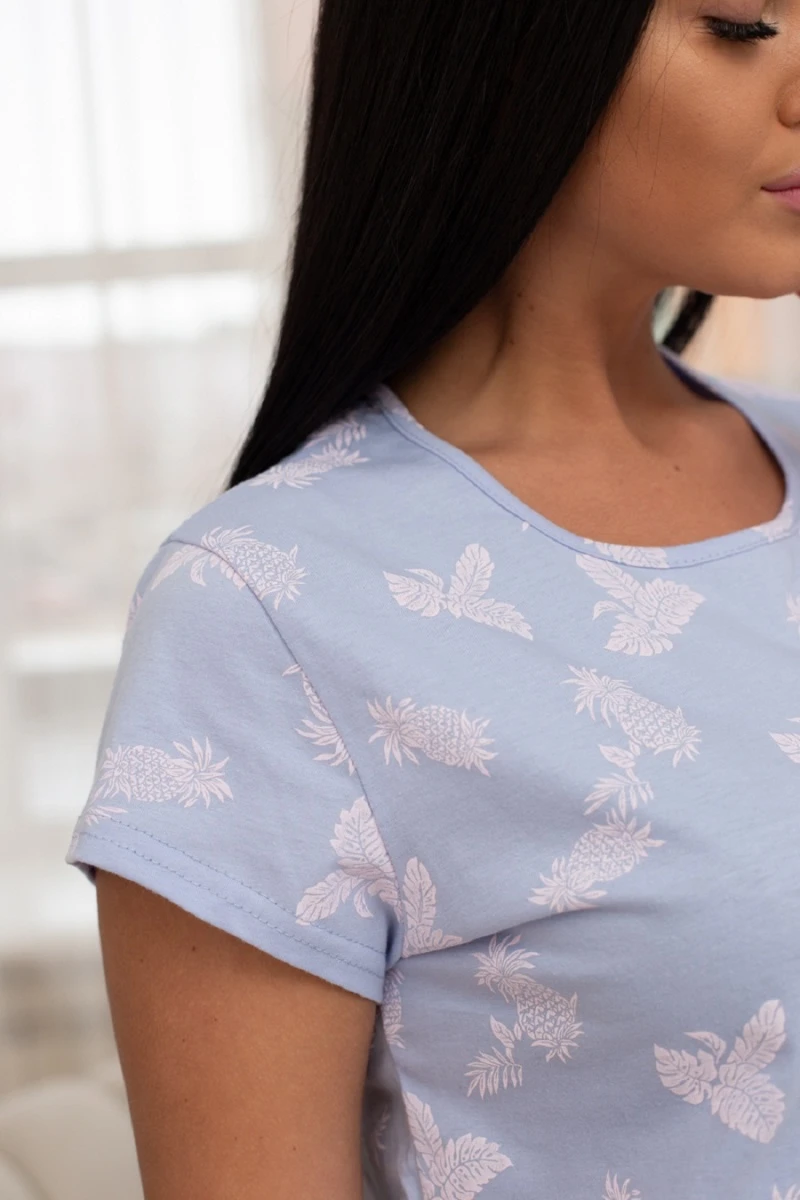 Пижама с бриджами 27324 (сиреневый)