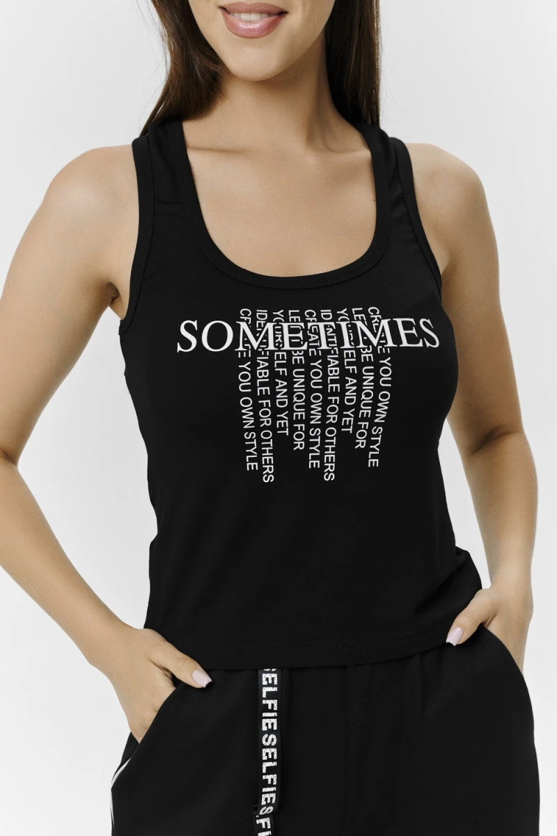 Майка 67015 (черный)