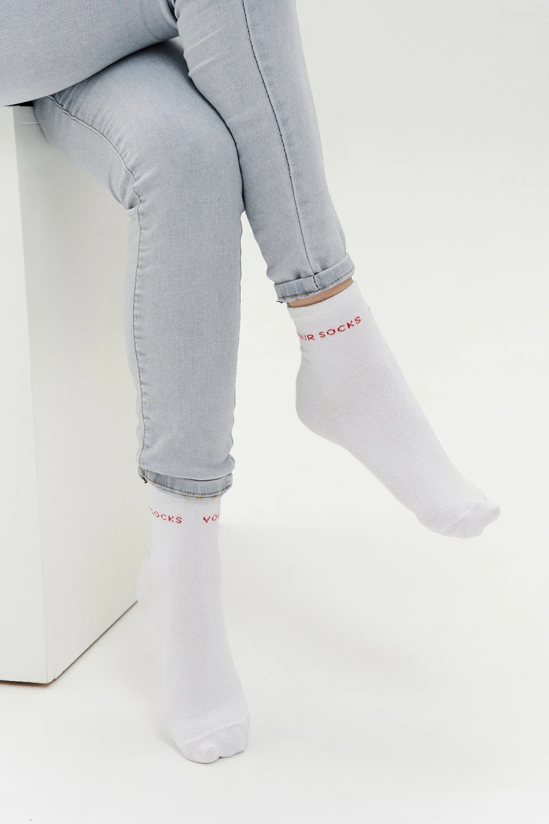 Подарочный набор 11807 (футболка + носки) (красный)