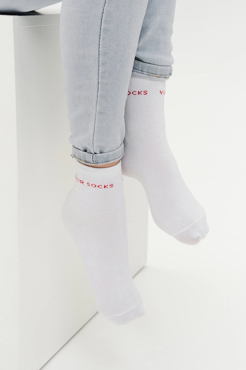 Подарочный набор 11807 (футболка + носки) (красный)