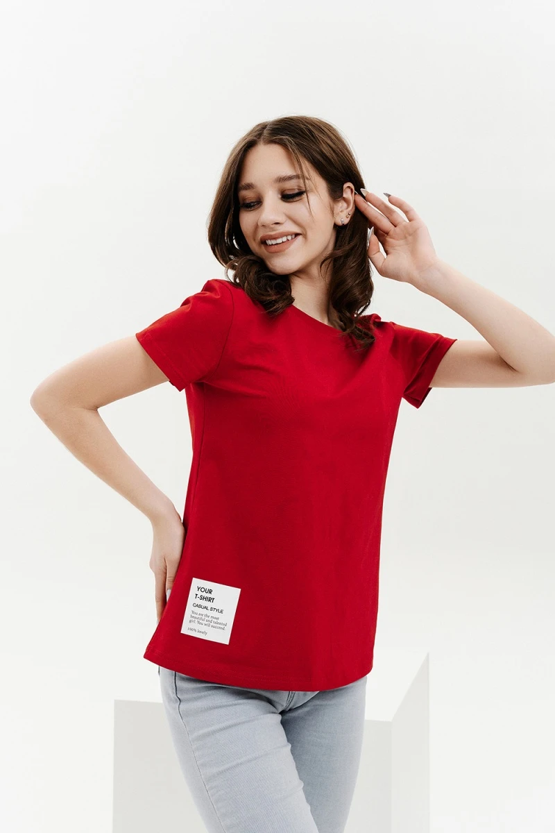 Подарочный набор 11807 (футболка + носки) (красный)