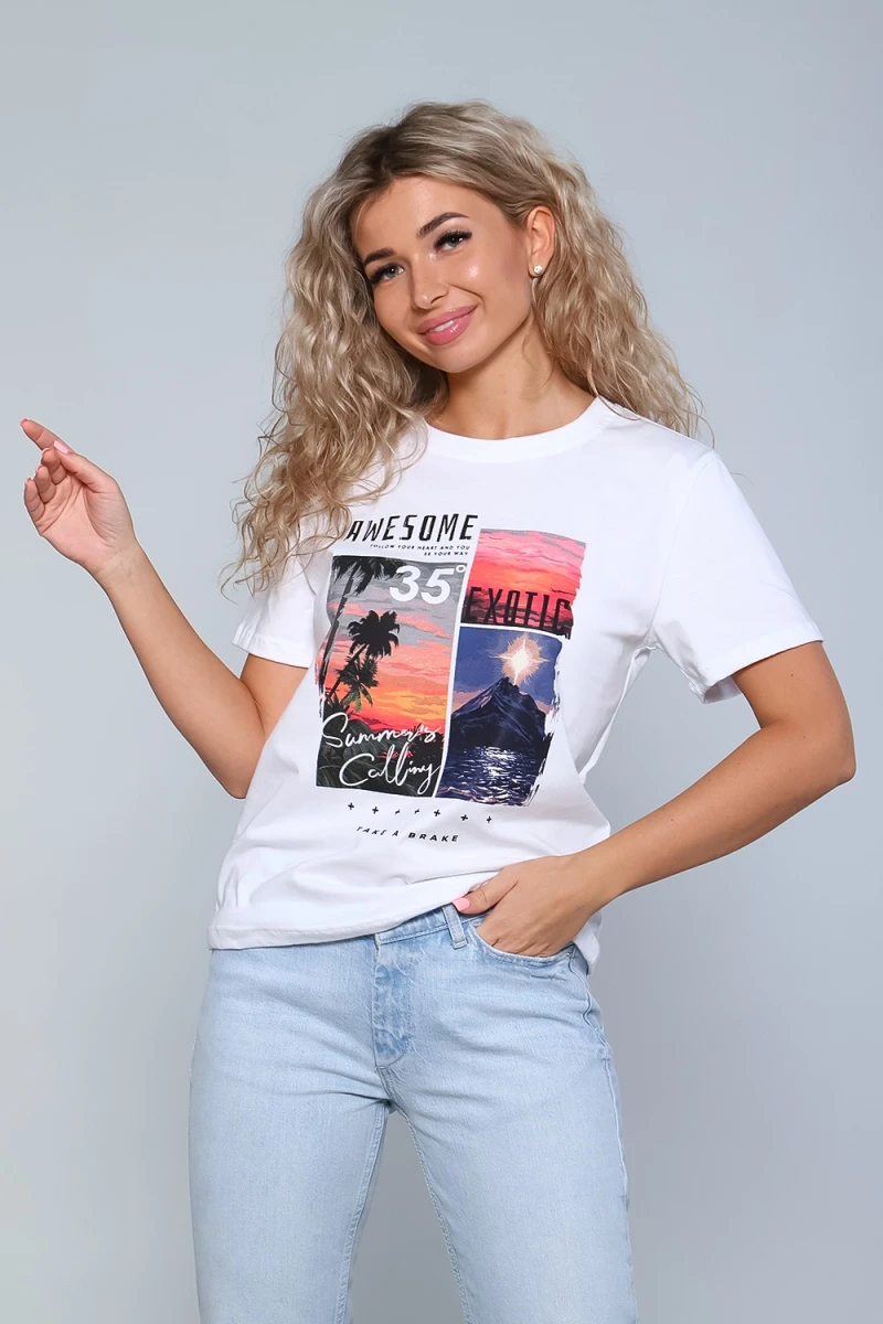 Футболка 70058 (белый)