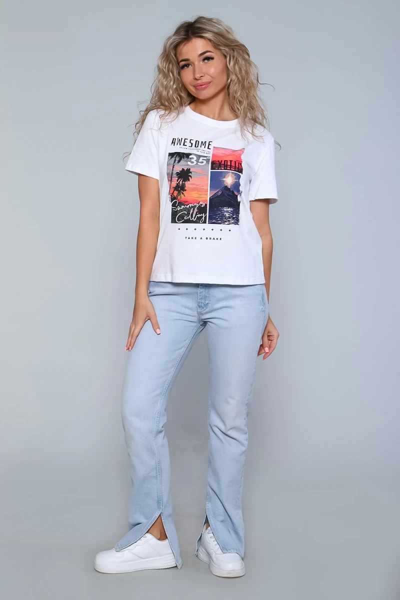 Футболка 70058 (белый)