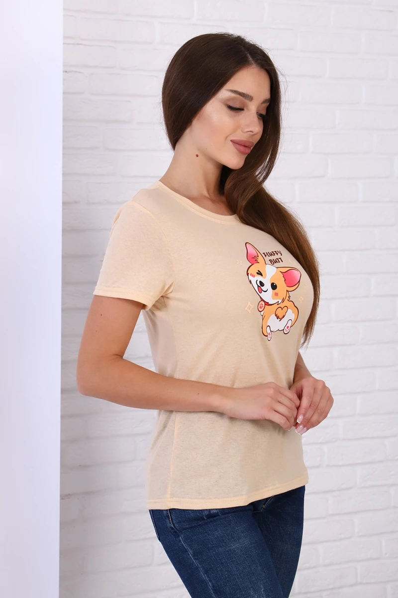 Футболка 36167 (бежевый)