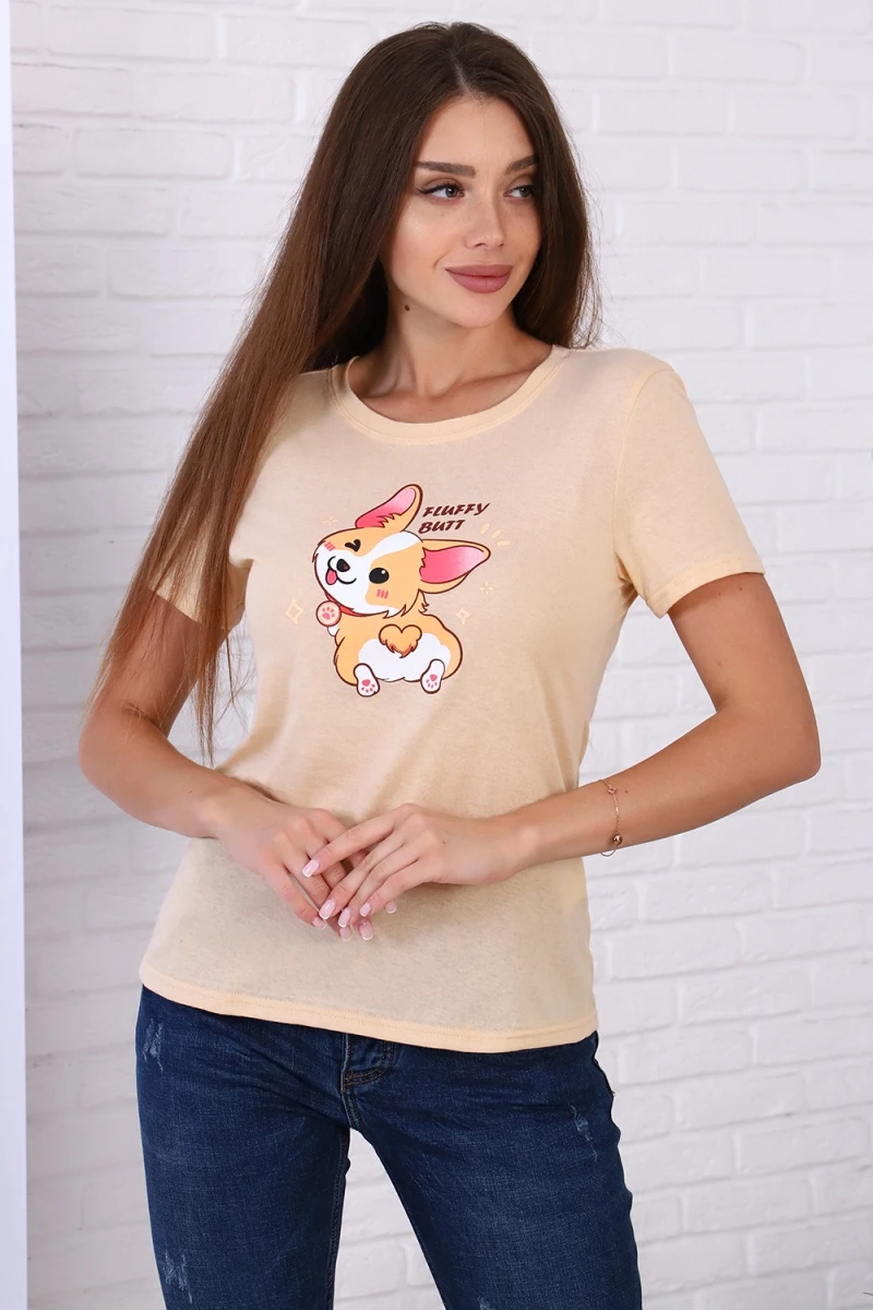 Футболка 36167 (бежевый)