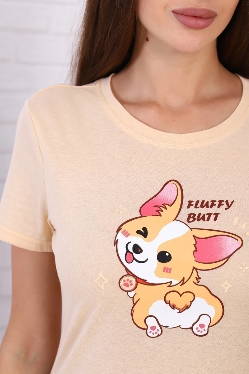 Футболка 36167 (бежевый)