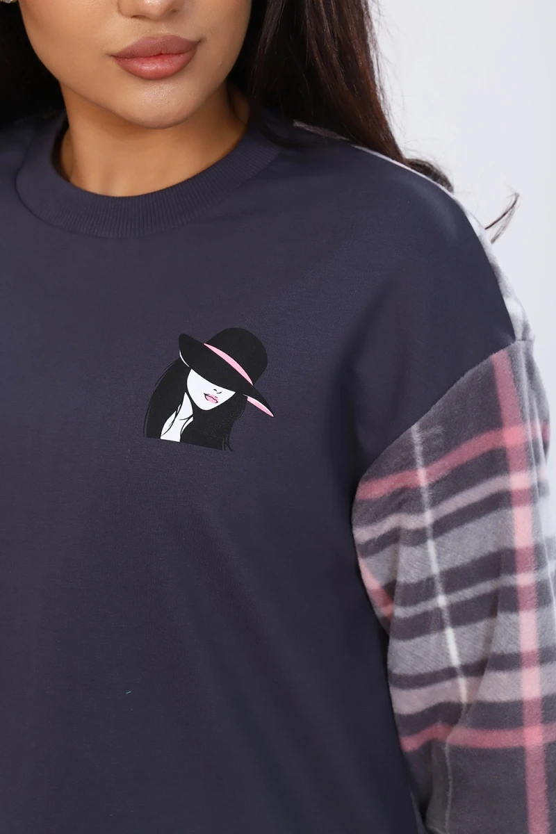 Толстовка 82023 (фумэ)