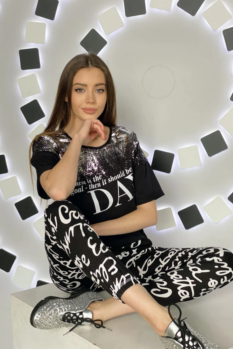 Брюки 8035 (буквы)