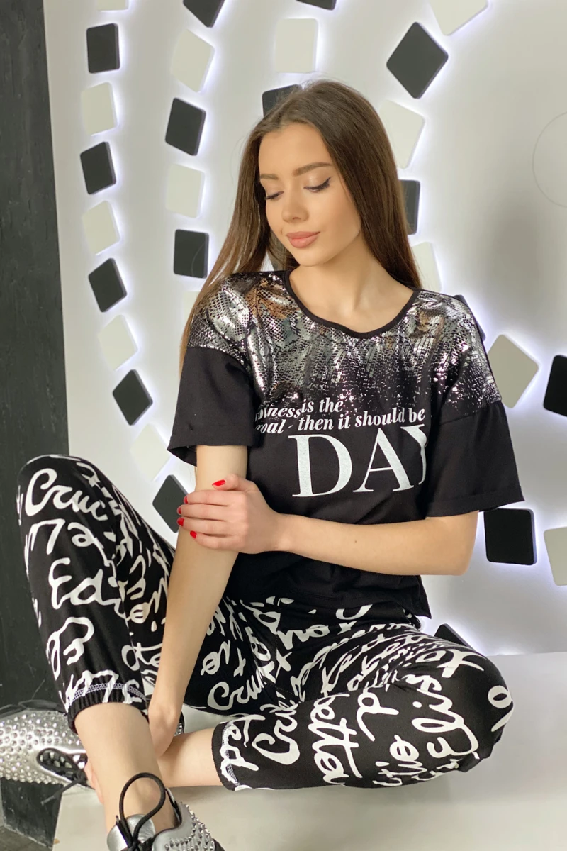 Брюки 8035 (буквы)