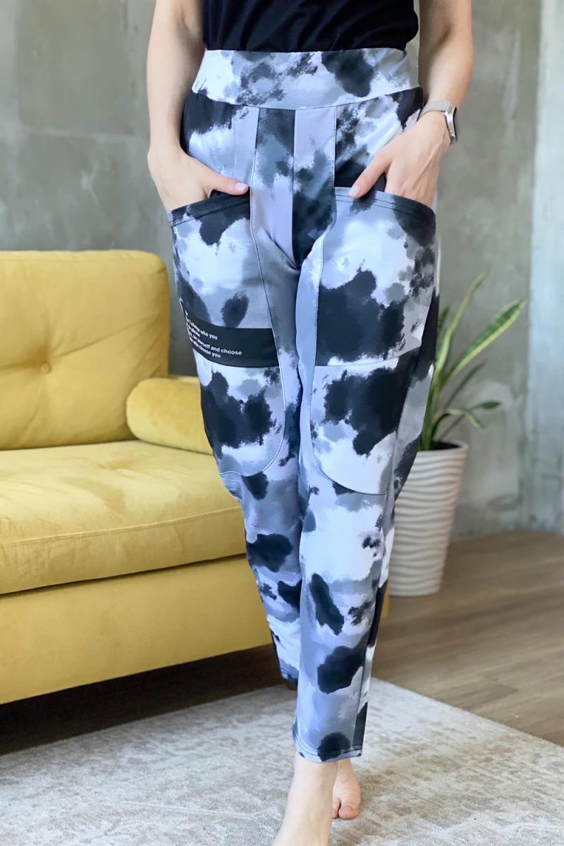 Брюки 8169 (мрамор)