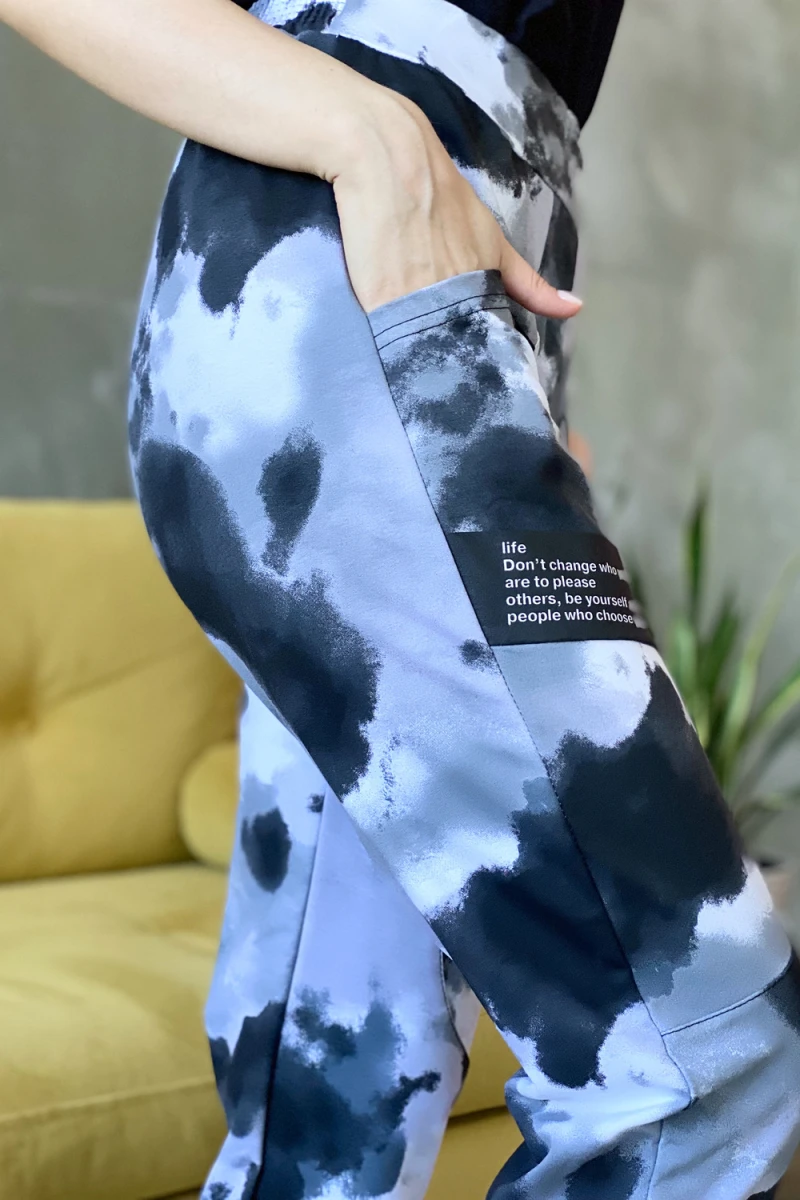 Брюки 8169 (мрамор)