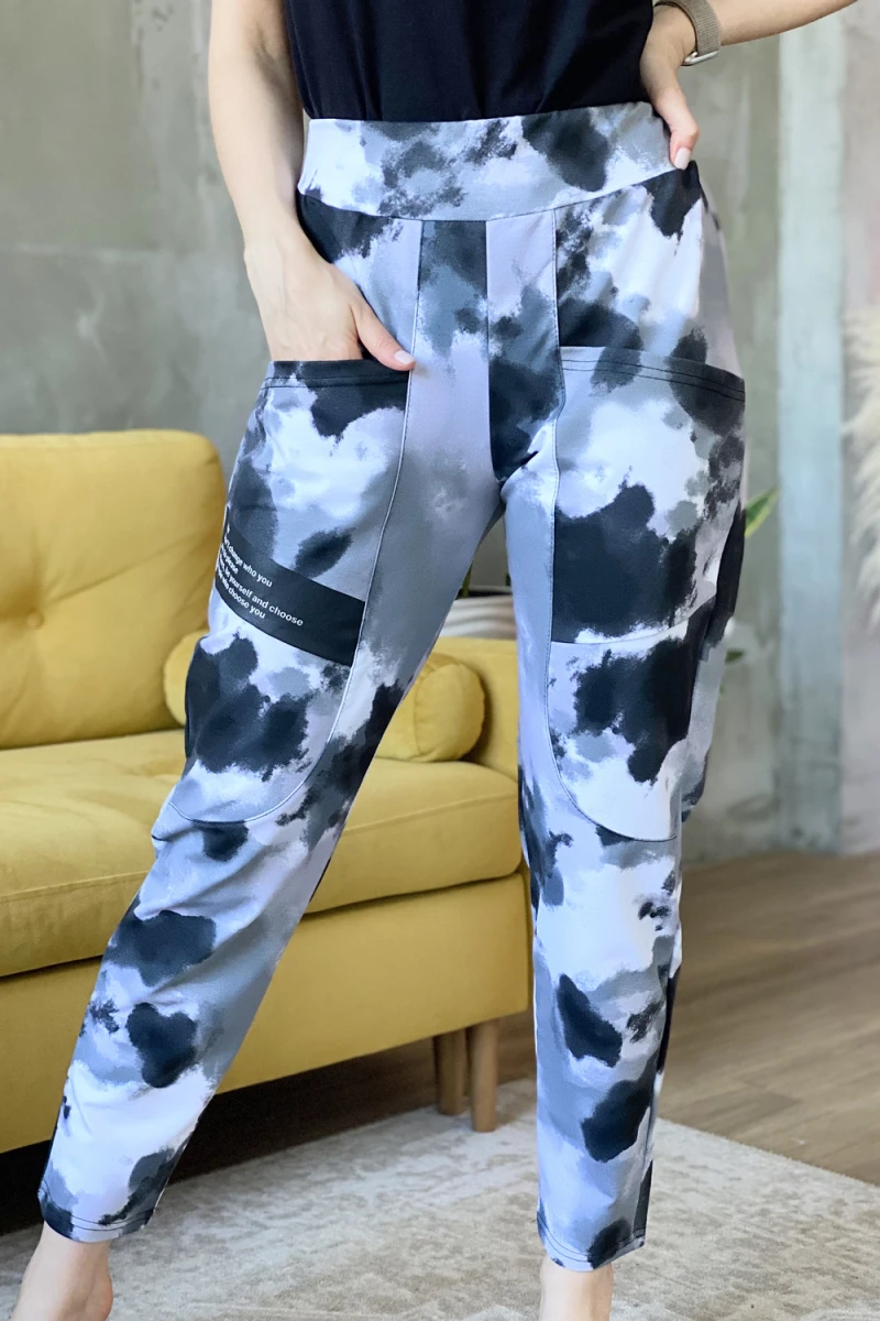 Брюки 8169 (мрамор)