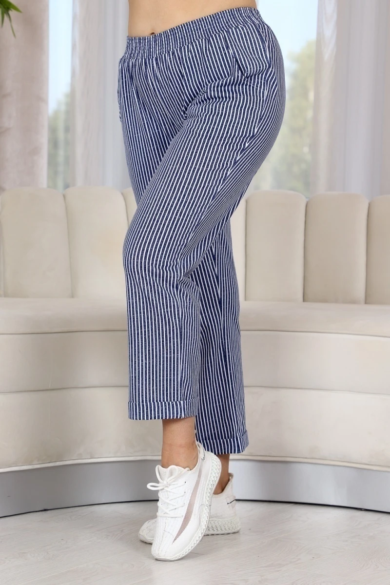 Брюки 9154 (полоса джинс)