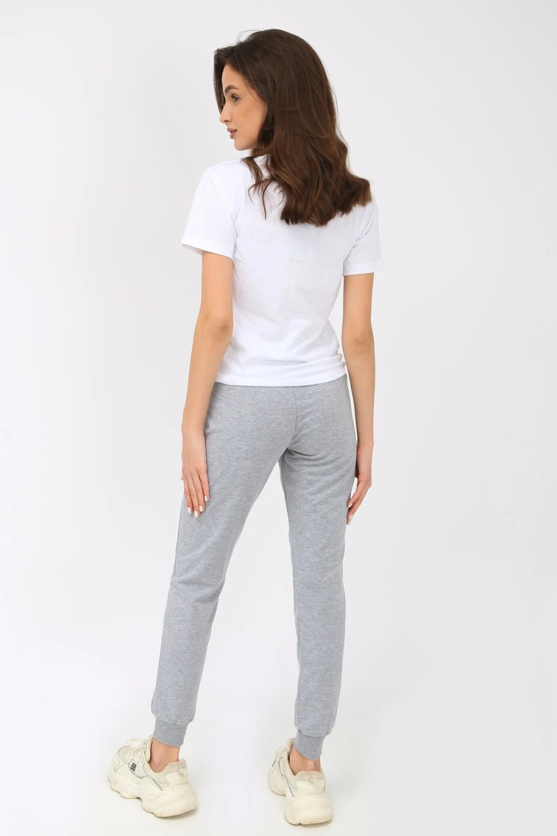 Брюки 22206 (серый меланж)