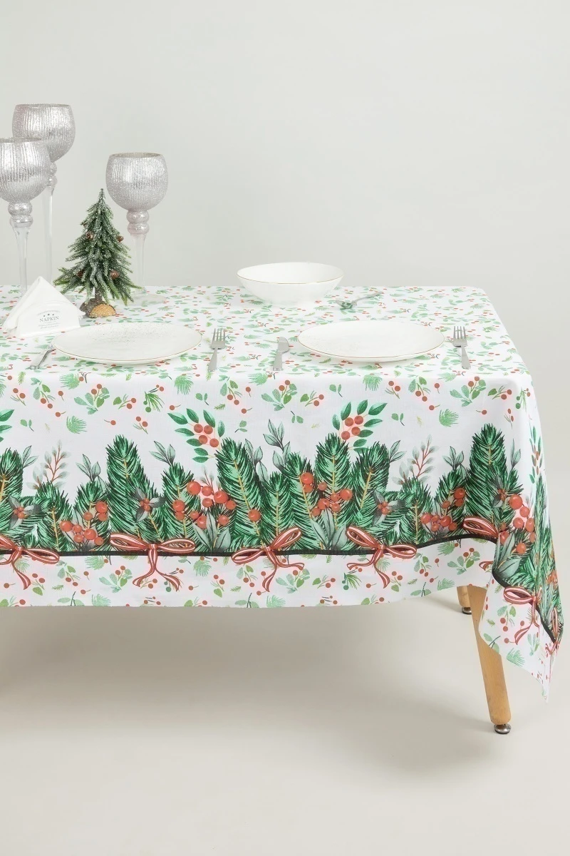 Скатерть рогожка "ХБК" Зимний сон