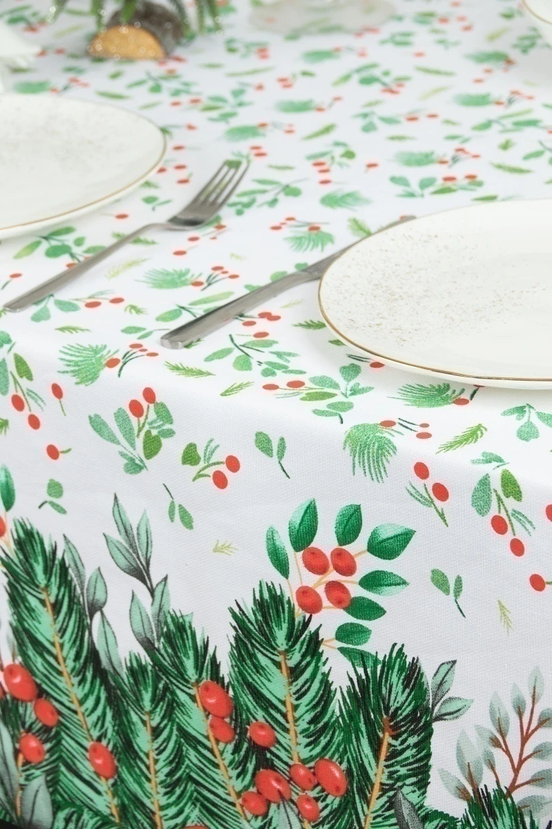 Скатерть рогожка "ХБК" Зимний сон