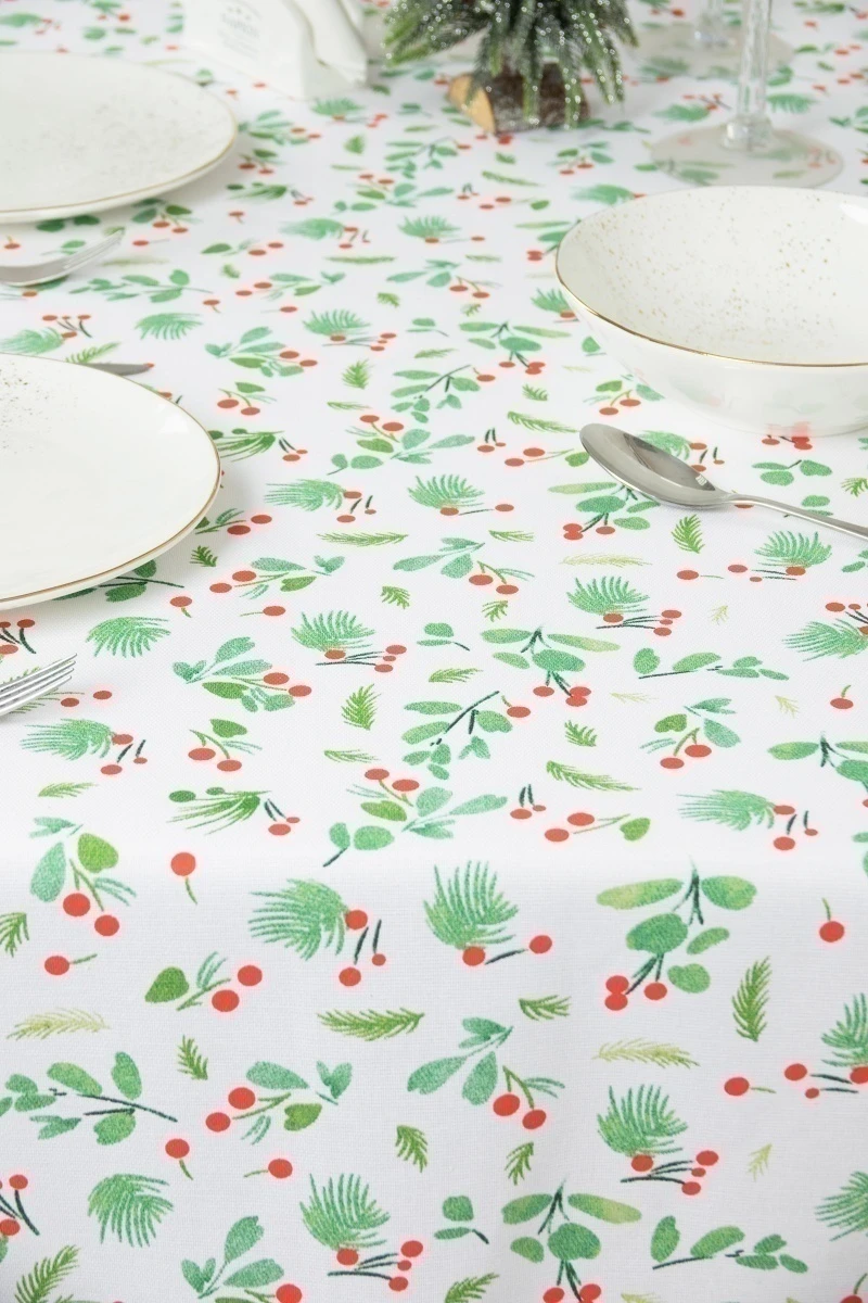 Скатерть рогожка "ХБК" Зимний сон