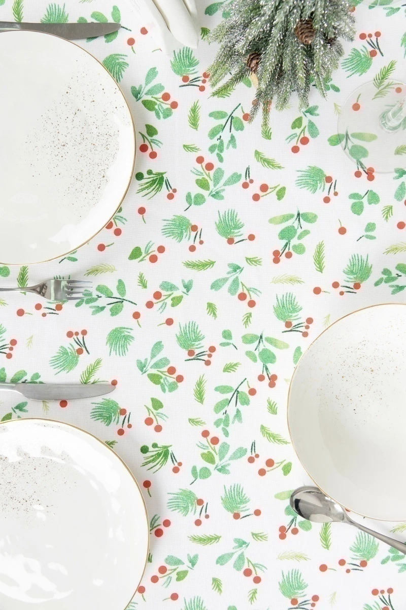 Скатерть рогожка "ХБК" Зимний сон