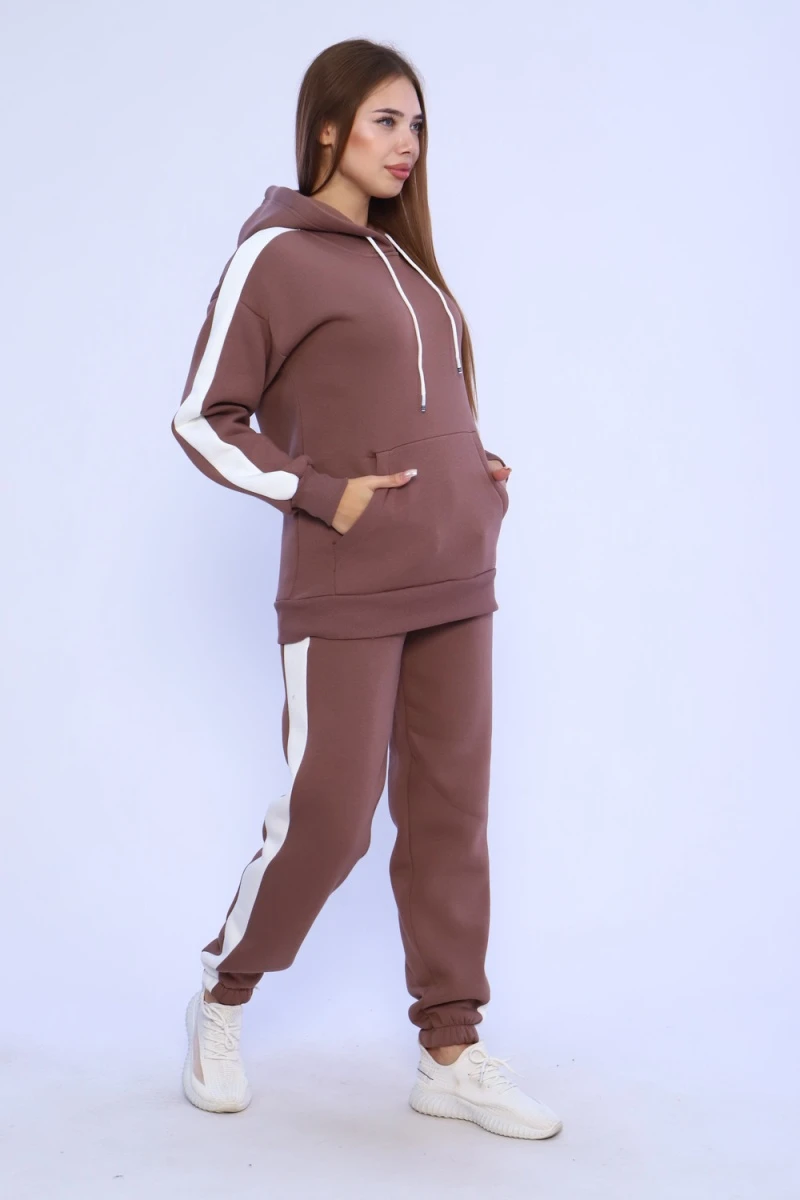 Костюм с брюками 65037 (какао)