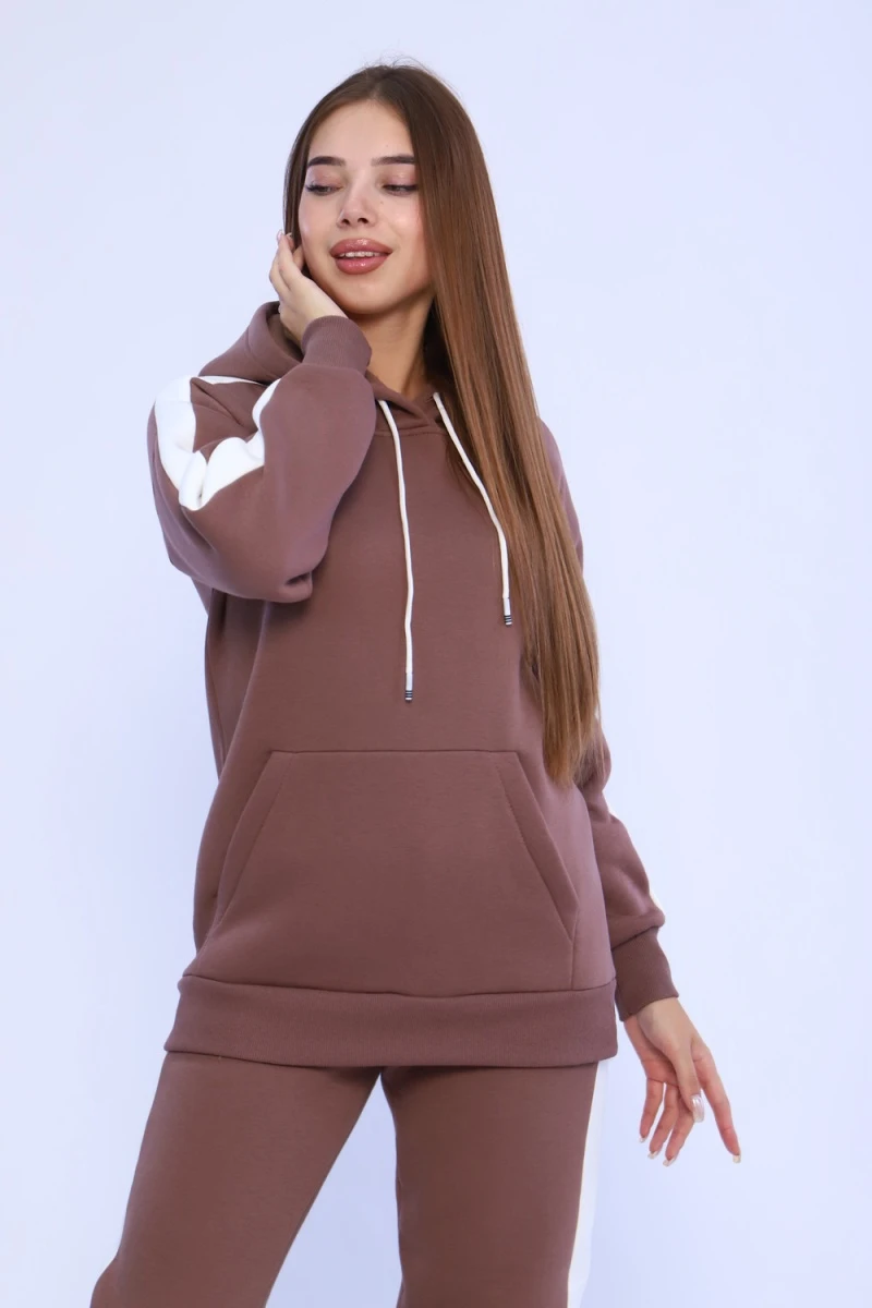 Костюм с брюками 65037 (какао)