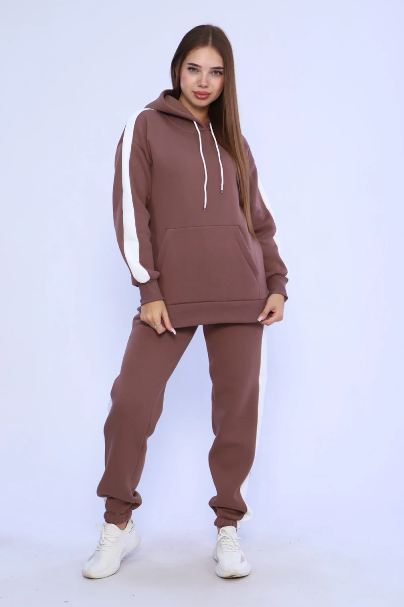 Костюм с брюками 65037 (какао)