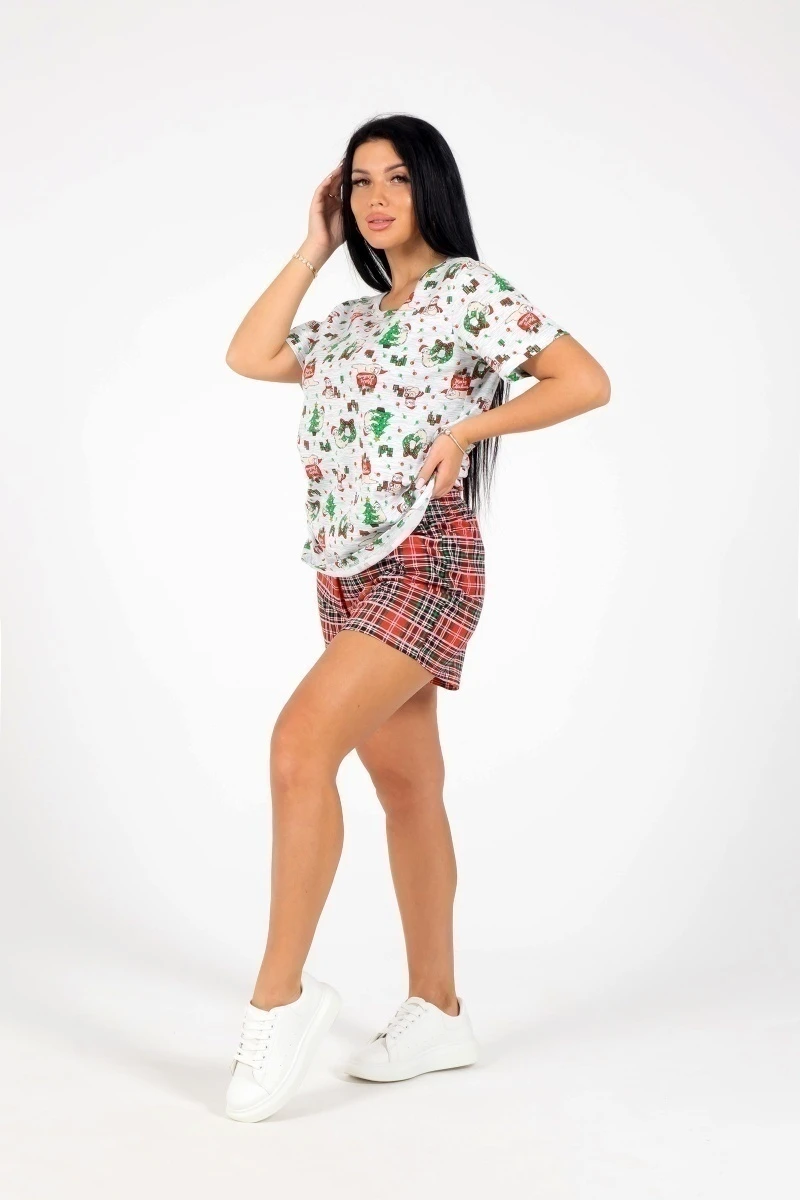 Пижама "Праздник" шорты, трикотаж