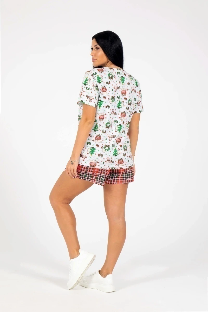 Пижама "Праздник" шорты, трикотаж