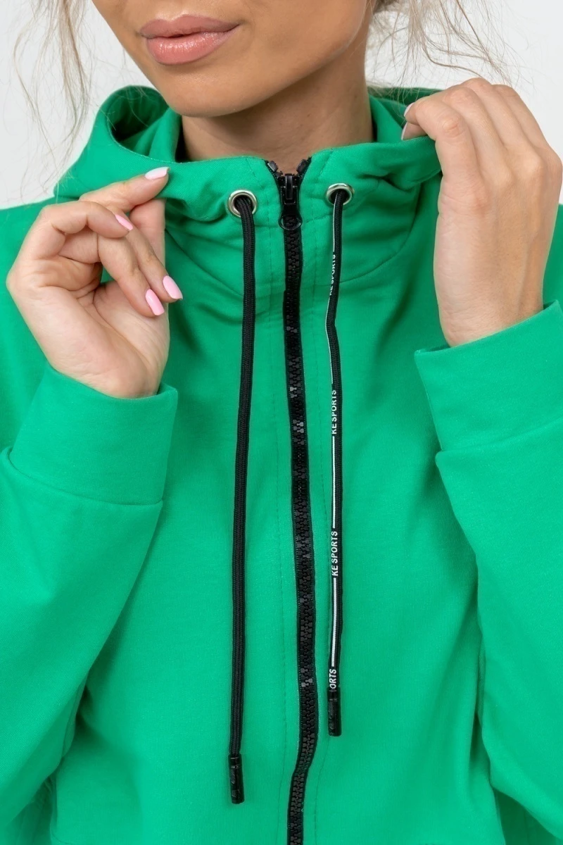 Костюм с брюками 36660 (зелёный)