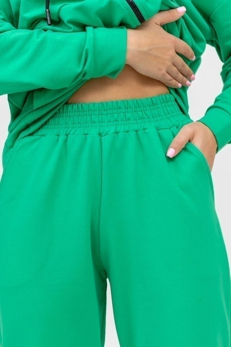 Костюм с брюками 36660 (зелёный)