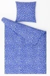 Пододеяльник "ГОС" бязь "Россыпь снежинок" синий