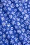 Пододеяльник "ГОС" бязь "Россыпь снежинок" синий