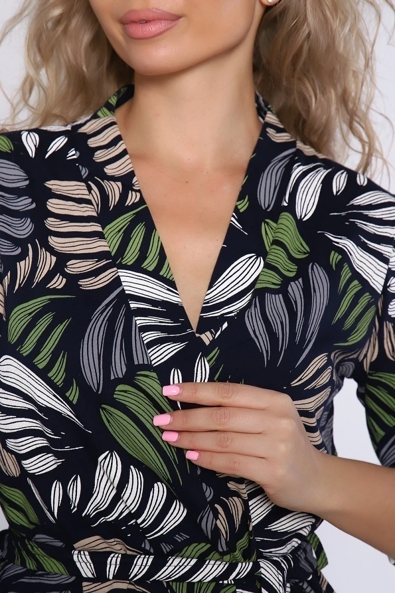 Костюм с брюками 59198 (синий)