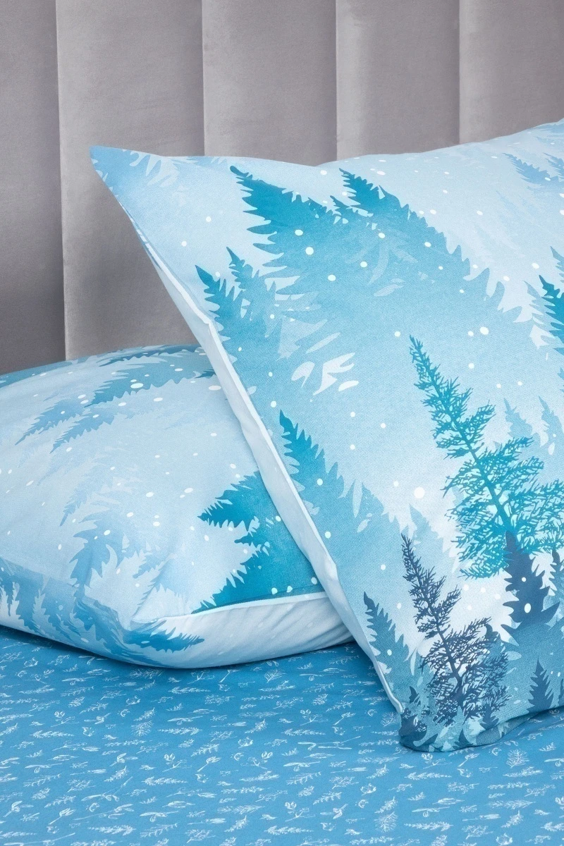  Наволочка "ТЛ" перкаль "Зимняя дымка" арт. 72010-1 + 70855-2 тип 1