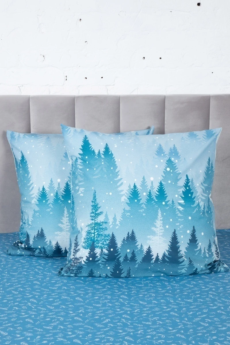  Наволочка "ТЛ" перкаль "Зимняя дымка" арт. 72010-1 + 70855-2 тип 1