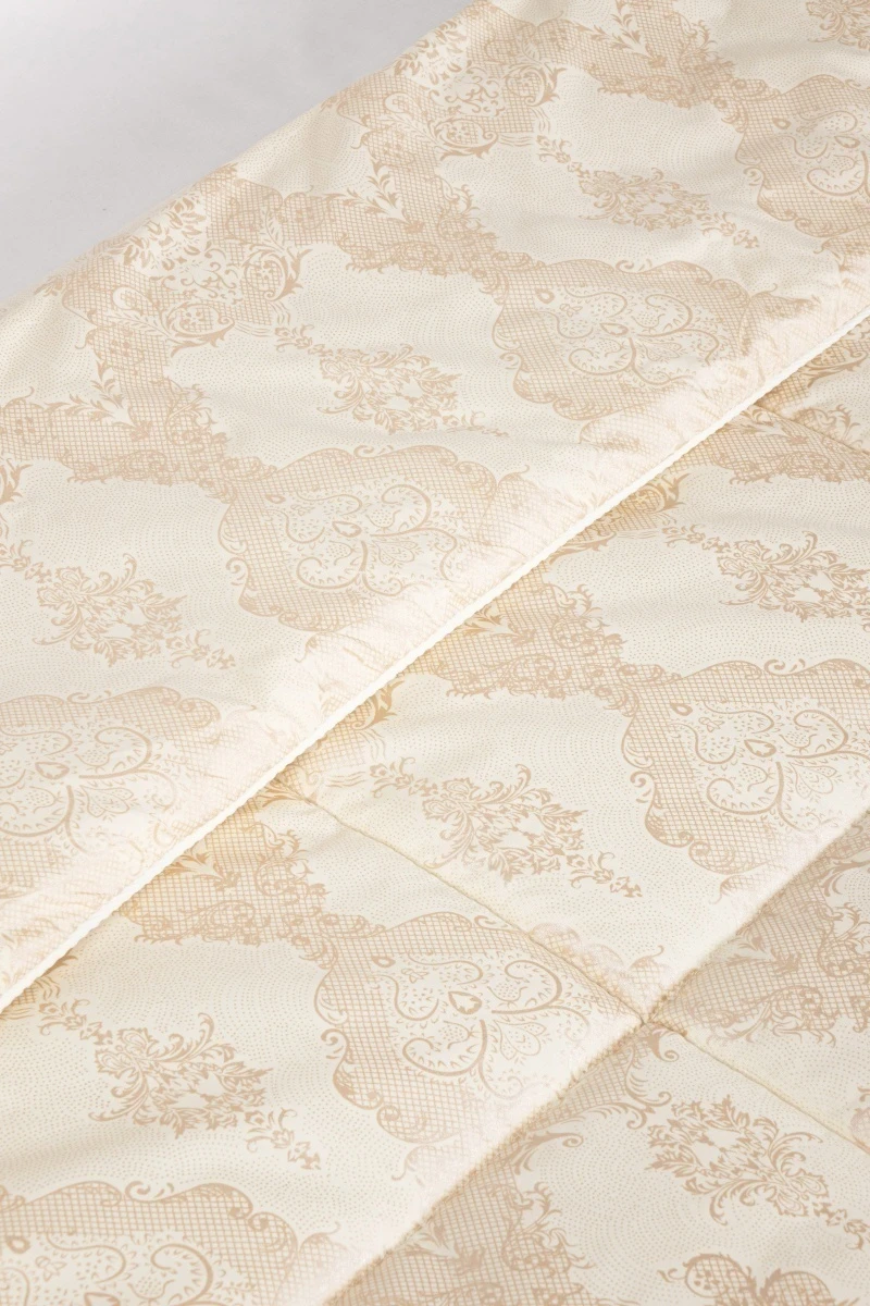 (LV) Одеяло "Орнамент" бежевый (300 гр) теплое