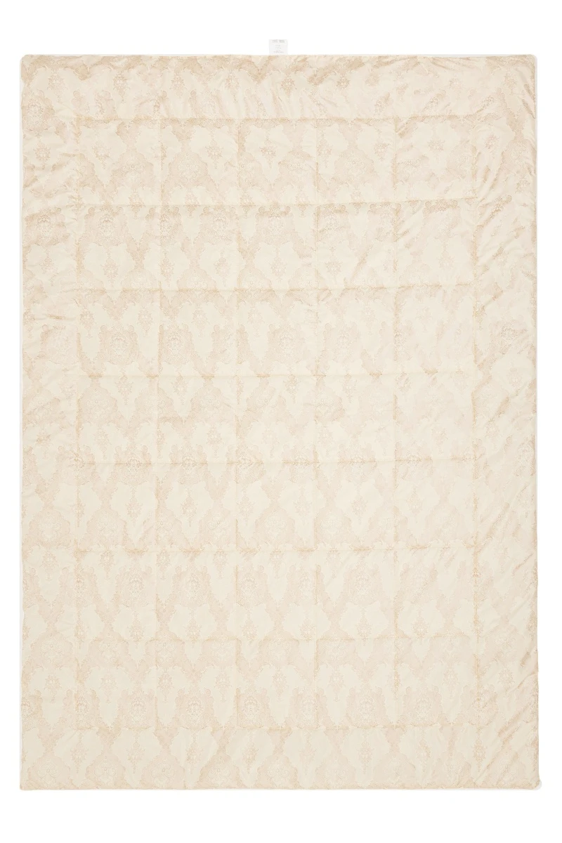 (LV) Одеяло "Орнамент" бежевый (300 гр) теплое