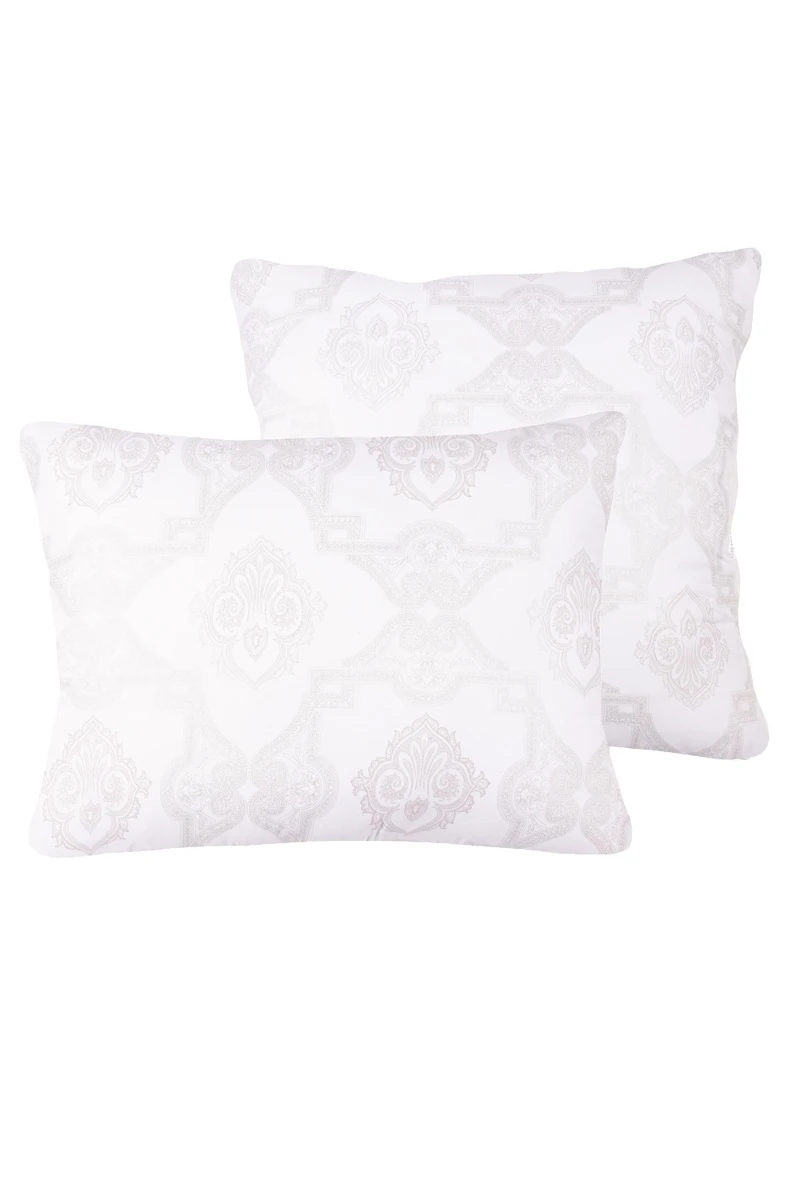 (LV) Наперник Греция (белый) на молнии тик пуходержащий