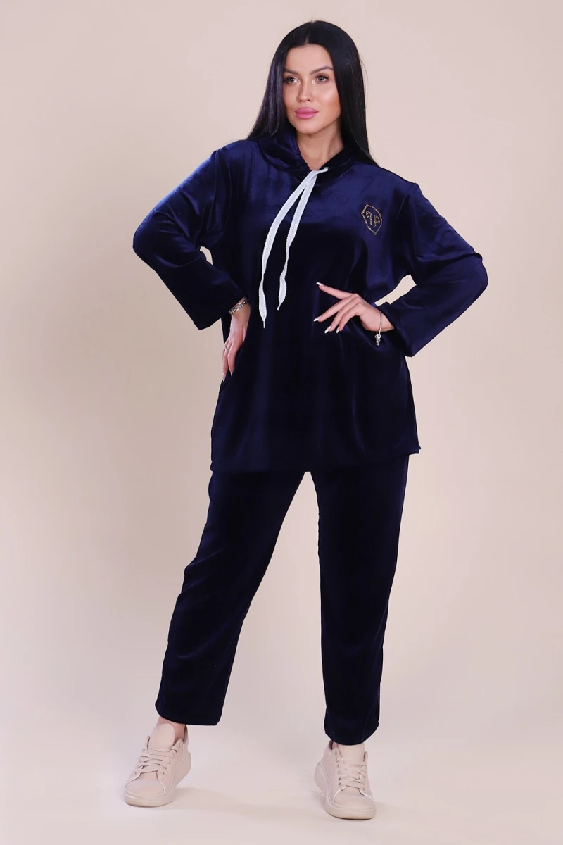 Костюм с брюками 52134 (синий)