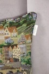 Наволочка гобелен на молнии "Домики" арт. T-164 (200 см)