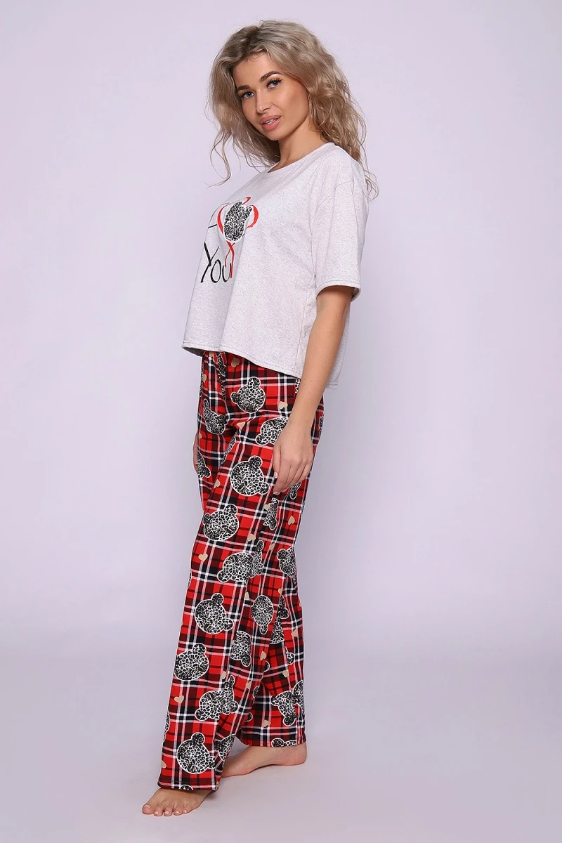 Костюм с брюками 37099 (мишки)