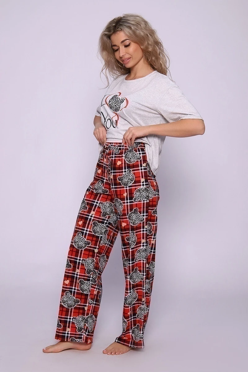 Костюм с брюками 37099 (мишки)