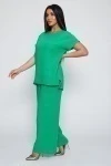 Костюм с брюками 82025 (зеленый)