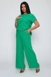Костюм с брюками 82025 (зеленый)