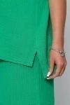 Костюм с брюками 82025 (зеленый)
