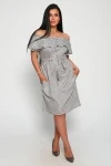 Платье 71064 (серый)